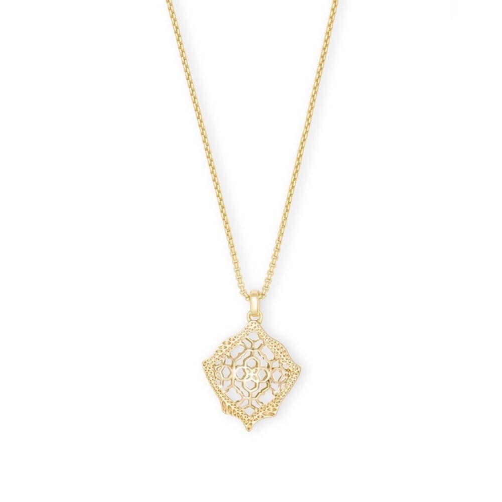 Kendra Scott gold pendant necklace
